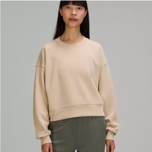 Lululemon trench perfectly oversized cropped crew *softstreme*